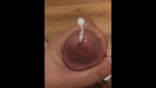 Not Fully Hard Cumshot (Slowmotion)