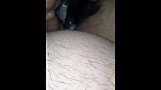 Awesome blowjob from a hot step mom with cum in her fucking mouth