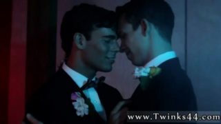 Straight men undressing each other and having gay sex Prom Virgins