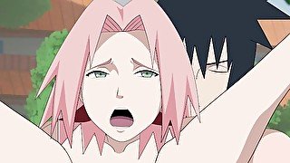 SASUKE AND SAKURA FUCKING BUTTERFLY POSITION (NARUTO HENTAI)