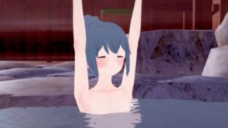 VR 360 4K Rin Shima Laid-Back Camp In the Onsen