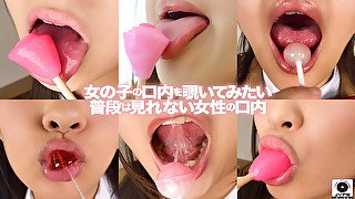 Going Inside the Mouth - Asian Sucking Licking