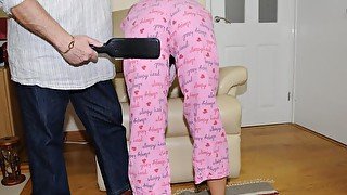 Paddled On Her Pj's