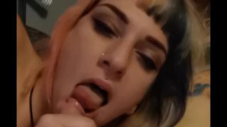 Close up blowjob