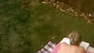 Jerking off over sunbathing Step mom