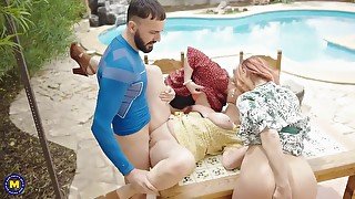 New Marina Montana Sandy Big Boobs Sper Marie Three Hot German Milfs Have An Outside Groupsex Party Under The Sun With One Lucky Guy (14-03-2023) P2