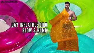 GAY INFLATABLE LILO BLOW & HUMP