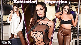 Sanitation Inspection With Miley Sin