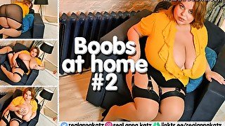 Boobs at home