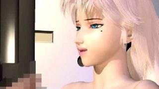 Hot 3D anime slut gets boobs fucked