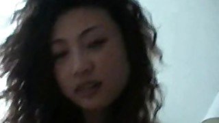 Chinese housewife gets fucked after a tasty dessert