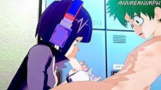 Kyoka Jiro Gives You a Sloppy Blowjob - My Hero Academia Hentai