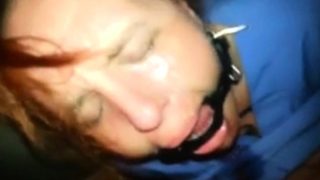 piss and cum in braces mouth