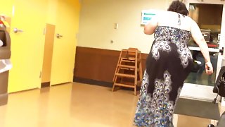 White BBW Donk Bouncin In A Sundress!!