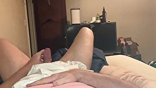 Little Sissy Tries to make his Tiny cock Rock Hard POV Teasing Small Dick Cum Slut Tiny Cock