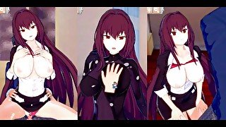 【エロゲーコイカツ！】FGO スカサハ3DCGアニメ動画(フェイト)[Hentai Game Koikatsu! Fate Scáthach(Anime 3DCG Video)]