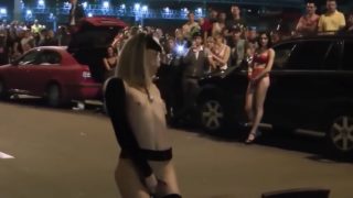 Another stripper at a street car event