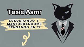 Susurrando y masturbandome pensando en ti [ASMR] [Voz de hombre]