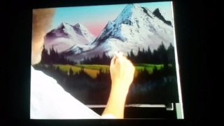 Bob Ross Teaching You How To Paint Mountains