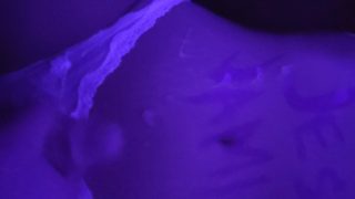 White panties, black light white toenails and 3 cumshots cover Jessi Jami