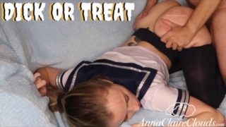 Halloween Slut AnnaClaireClouds Gets Fucked For Dick Or Treat