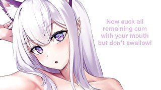 Emilia Teaches You How To Eat Your Own Cummies Re:Zero Hentai Joi Cei (Femdom Edging Feet Pet Play)