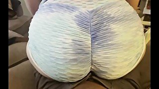 POV PAWG twerks bounces on BBC