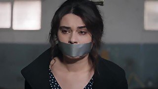 Turkish Actress Yagmur Sahbazova Tape Gagged Again