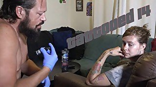 tattooed 14 - Pornstar Jamie Stone Giving Tattoos