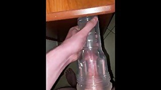 Teen fucks fleshlight