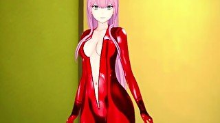 {Darling in the Franxx} Zero Two gets fucked like a mindless slut {コイカツ!/3D Hentai}