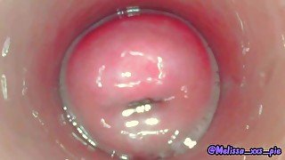 xxs_pie - Masturbation with camera inside the pussy - endoscope version - teaser