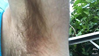 Giant Doms Shrunken Homo With His Hairy Pits POV