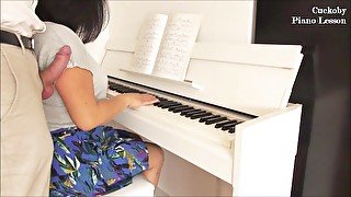 My first piano lesson