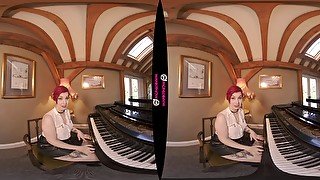 Pervy Pianist featuring Olivia Kinks - WankitNowVR