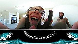 VR 360 Cuckold Giantess Sucks Giant Cock Miss Jane Judge RickyxxxRails