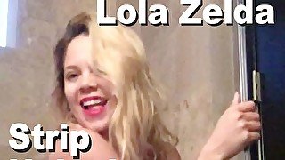 Lola Zelda strip naked & shower