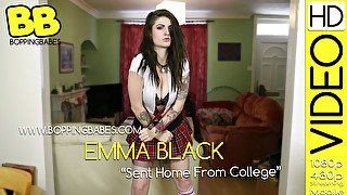 Emma Black - Sent Home From College - BoppingBabes