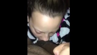 Sucking her dick