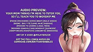 Audio Preview: Your Mom Thinks I’m Here To Tutor You, So I’ll Teach You To Worship Me