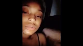 SEXY EBONY SUCKING SOUL OUT MY DICK MUST WATCH