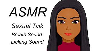 ASMR Sexual Talk, Licking, Breath Sound