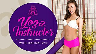 Kalina Ryu in Yoga Instructor - WankzVR