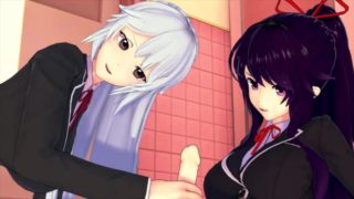 FUTA DATE A LIVE Tohka X OreGairu Kawasaki Saki (3D HENTAI)