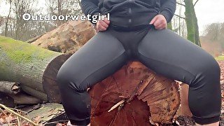 Losing it, pee in my pants in forest