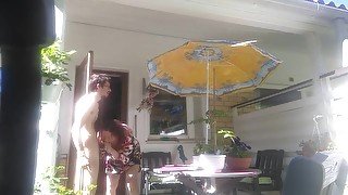 outside,mature,creampie