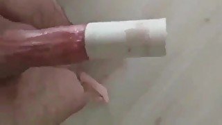 Huge fat cock cumshot