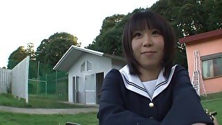 Fabulous Japanese whore Mikan Kururugi in Amazing Outdoor JAV clip