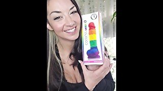 Take & Tell: 5" Pride Dildo - FULL VIDEO ON ONLYFANS