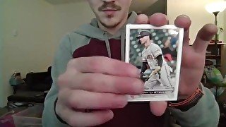 Opening a Pack of Baseball Cards